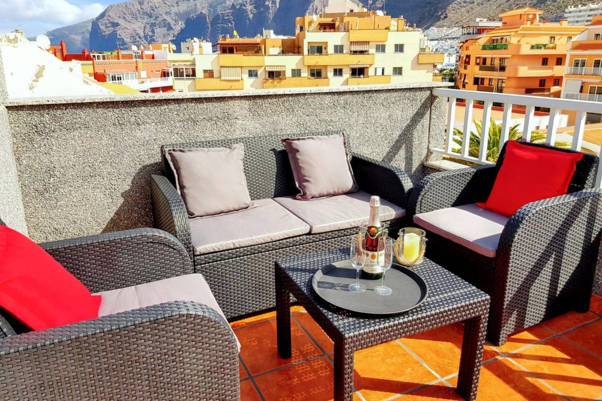 Modern Apartment In Puerto De Santiago - 65 Sqm - Mountain View Eksteriør bilde